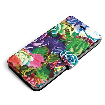 Mobiwear Flip pouzdro pro Xiaomi 12 Pro - MG08S Sukulenty a kaktusy