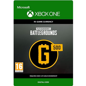 E-shop PLAYERUNKNOWN'S BATTLEGROUNDS 500 G-Coin - Xbox One DIGITAL