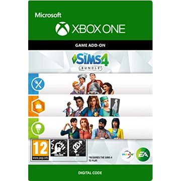E-shop THE SIMS 4 BUNDLE (GET TO WORK, DINE OUT, COOL KITCHEN STUFF) - Xbox One Digital