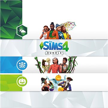 E-shop The Sims 4 Bundle (Seasons, Jungle Adventure, Spooky Stuff) - Xbox One Digital