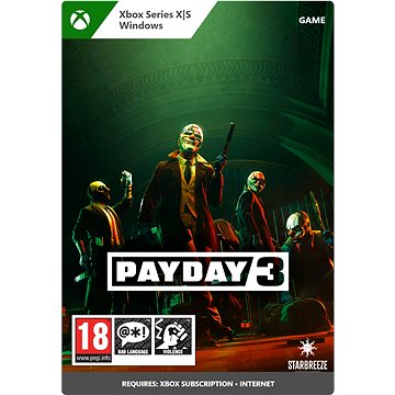 E-shop Payday 3 - Xbox Series X|S / Windows Digital