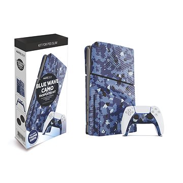 E-shop Maxx Tech PS5 Slim Faceplates Kit - Blue Wave