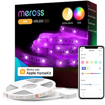 E-shop Meross Smart WiFi LED-Streifen 5 m, Apple HomeKit