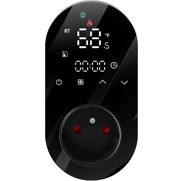 E-shop MOES Smart Plug + Thermostat, Wi-Fi, Black