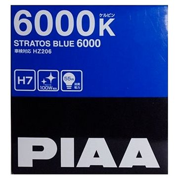 PIAA Stratos Blue 6000K H7 - studené bílé světlo s xenonovým efektem