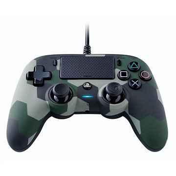 Nacon Wired Compact Controller PS4 - zelená kamufláž