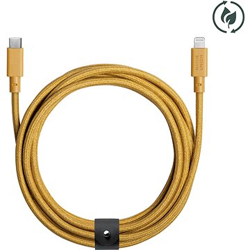 E-shop Native Union Belt Cable (USB-C – Lightning) 3m Kraft