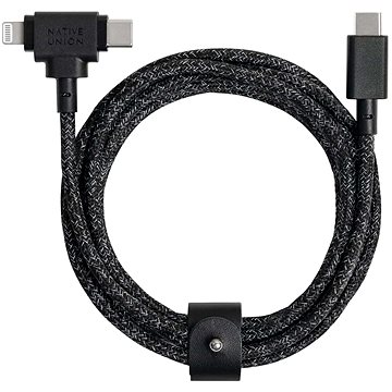 E-shop Native Union Belt Universal Cable (USB-C – Lighting/USB-C) 1.5m Cosmos