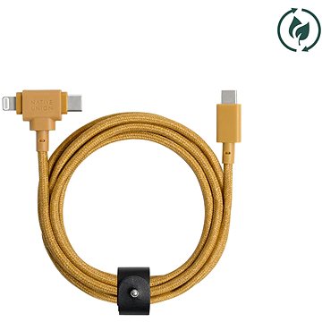 E-shop Native Union Belt Universal Cable (USB-C – Lighting/USB-C) 1.5m Kraft