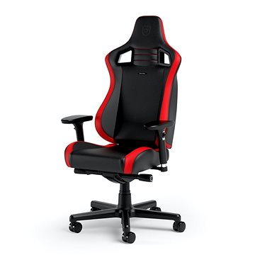 E-shop Noblechairs EPIC Compact Gaming Chair - schwarz/karbon/rot