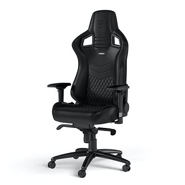 Noblechairs EPIC Genuine Leather Gaming Chair - schwarz