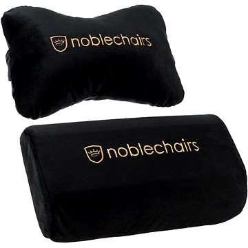 E-shop Noblechairs Cushion Set pro židle EPIC/ICON/HERO, černá/zlatá