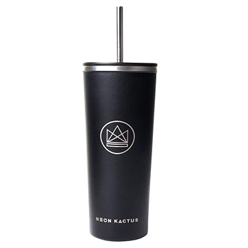 E-shop Neon Kactus Designový pohár 710 ml černý, nerez