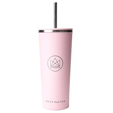 E-shop Neon Kactus Designový pohár 710 ml růžový, nerez