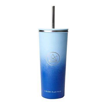 E-shop Neon Kactus Designový pohár 710 ml světle modro/modrý, nerez