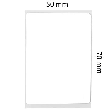 E-shop Niimbot Etiketten R 50 mm x 70 mm - 110 Stück Weiß für B21