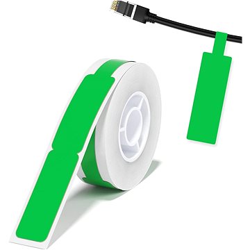 E-shop Niimbot Kabeletiketten RXL 12,5x109 mm 65 Stück grün für D11 und D110