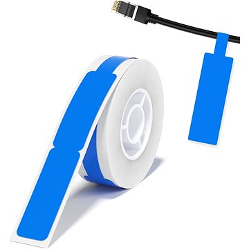E-shop Niimbot Kabeletiketten RXL 12,5x109 mm 65 Stück blau für D11 und D110