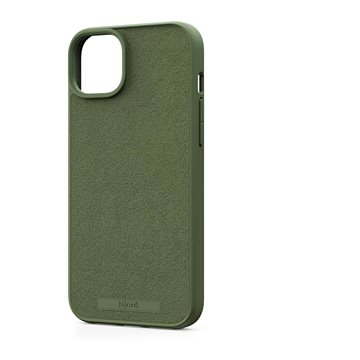 Njord Suede MagSafe Case for iPhone 15 Plus Olive