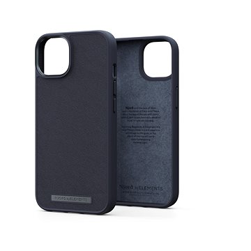Njord iPhone 14 Genuine Leather Case Black