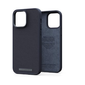 Njord iPhone 14 Pro Max Genuine Leather Case Black
