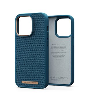 Njord iPhone 14 Pro Woven Fabric Case Deep Sea