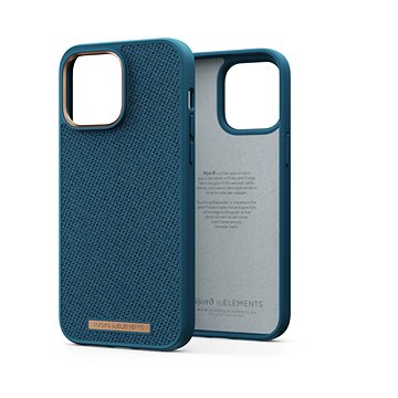 E-shop Njord iPhone 14 Pro Max Woven Fabric Case Deep Sea