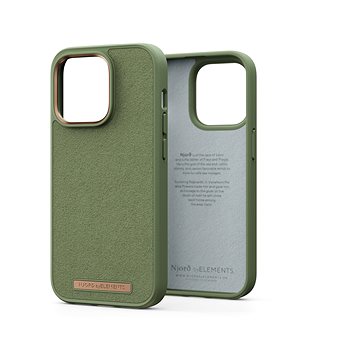 Njord iPhone 14 Pro Comfort+ Case Olive