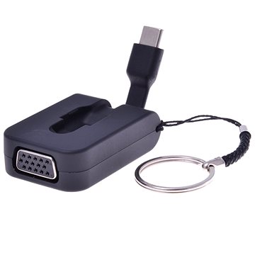 E-shop PremiumCord Adapter USB-C-Stecker auf VGA-Buchse - Plug-in-Kabel und Schlüsselanhänger