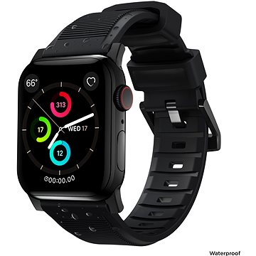E-shop Nomad Rugged Strap Black/Black Apple Watch 6/SE/5/4/3/2/1 - 42/44/45/Ultra 49mm