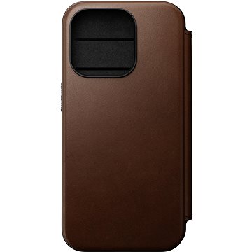 E-shop Nomad Modern Leather Folio Brown iPhone 15 Pro