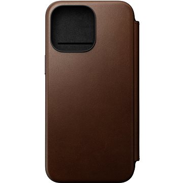 E-shop Nomad Modern Leather Folio Brown iPhone 15 Pro Max