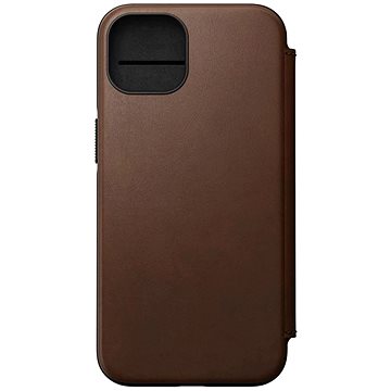 Nomad Leather MagSafe Folio Brown iPhone 14 Plus