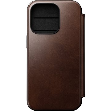 E-shop Nomad Leather MagSafe Folio Brown für iPhone 14 Pro