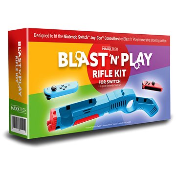 Blast 'n' Play Rifle Kit - příslušenství pro Nintendo Switch