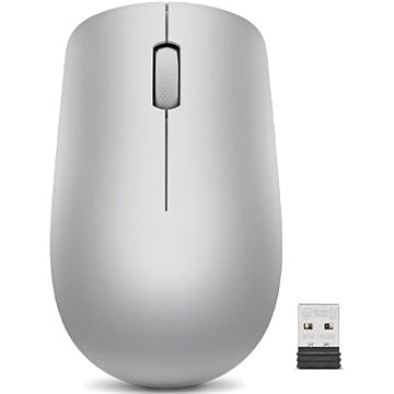 E-shop Lenovo 530 Wireless Mouse mit Akku - Platinum Grey
