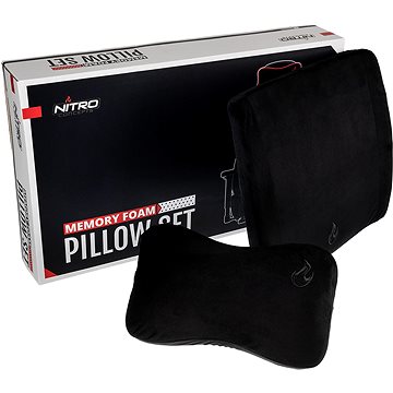 Nitro Concepts Memory Foam Cushion Set, černá/černá