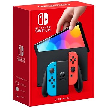 E-shop Nintendo Switch (OLED model) Neon blue/Neon red