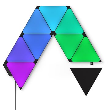 Nanoleaf Shapes Black Triangles Starter Kit 9PK
