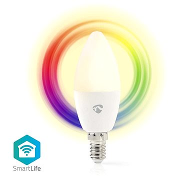 E-shop NEDIS smarte LED-Glühbirne WIFILRC10E14