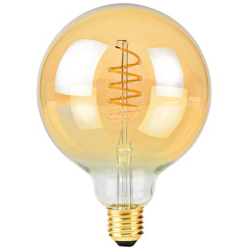 E-shop Nedis LED žárovka, E27, G125, 3,8 W, 250 lm, 2100, retro
