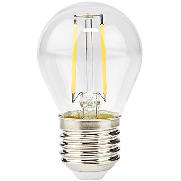 E-shop Nedis LED žárovka, E27, G45, 2 W, 250 lm, 2700 K, retro