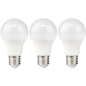 E-shop Nedis LED žárovka, E27, A60, 11 W, 1055 lm, 2700 K, 3 kusy