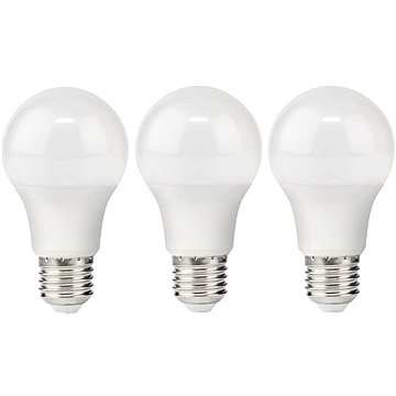 E-shop Nedis LED žárovka, E27, A60, 4,9 W, 470 lm, 2700 K, 3 kusy