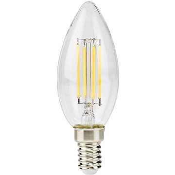 E-shop Nedis LED-Birne, E14, Kerze, 4,5 W, 470 lm, 2700 K, Retro