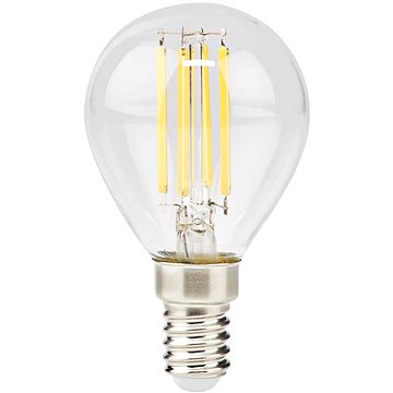 E-shop Nedis LED žárovka, E14, G45, 4,5 W, 470 lm, 2700 K, retro