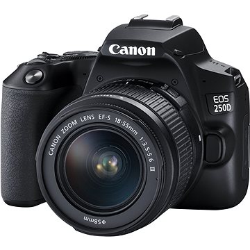 Canon EOS 250D černý + EF-S 18-55 mm f/3,5-5,6 DC III