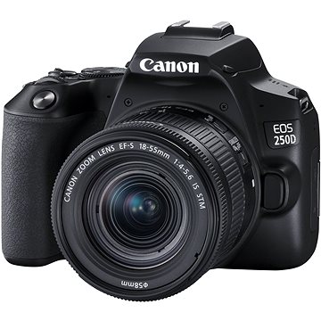 E-shop Canon EOS 250D schwarz + EF-S 18-55 mm f/4-5.6 IS STM