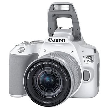 Canon EOS 250D bílý + EF-S 18-55 mm f/4-5.6 IS STM