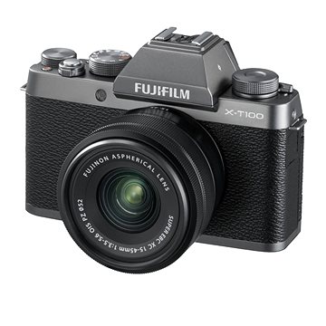 Fujifilm X-T100 stříbrný + XC 15-45mm f/3.5-5.6 OIS PZ (16582684)